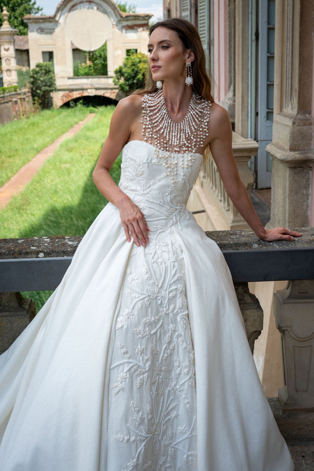 Abito da sposa Charlotte, Le Fate Milano - dettaglio 4