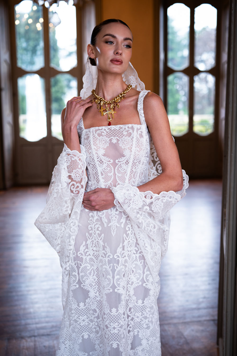 Abito da sposa Aurora, Le Fate Milano - dettaglio 3