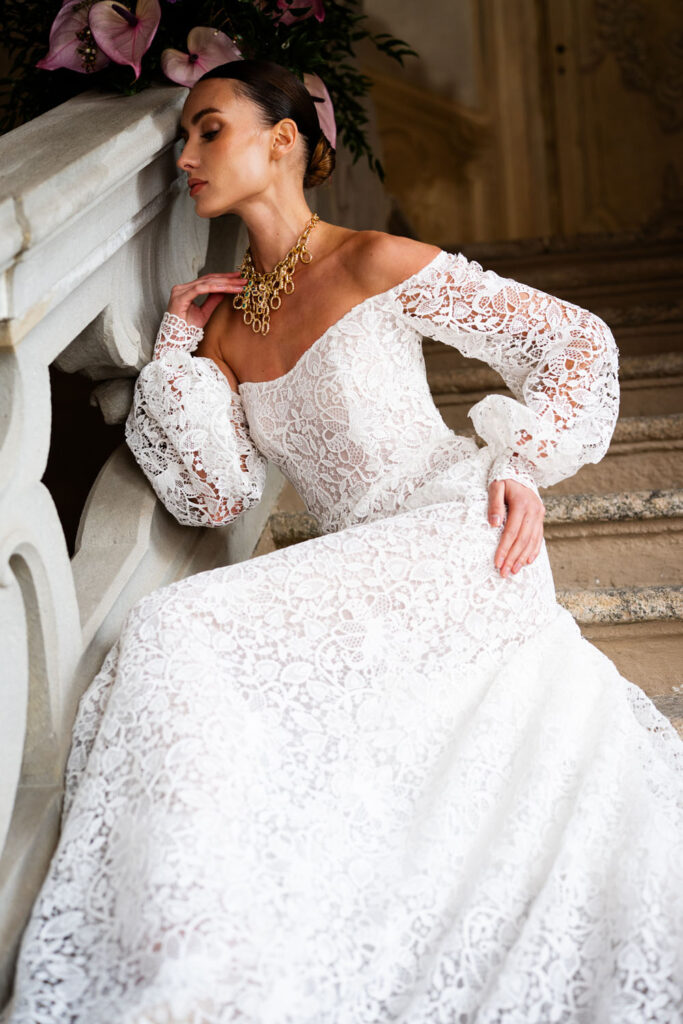 Abito da sposa Caroline, Le Fate Milano - dettaglio 4